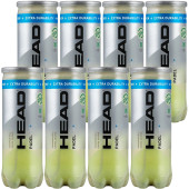 PACK DE 8 TUBES DE 3 BALLES HEAD PADEL PRO +