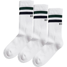 3 PAIRES DE CHAUSSETTES BJORN BORG BANDES (MID)