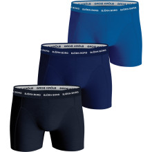 PACK DE 3 BOXERS BJORN BORG SPORTS COTON STRETCH
