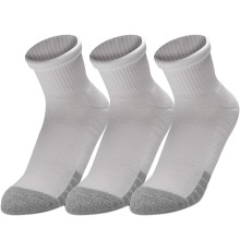 3 PAIRES DE CHAUSSETTES UNDER ARMOUR HEATGEAR QUARTER (ANKLE)