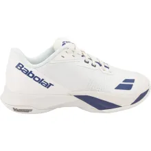 Chaussures De Tennis Babolat Propulse 4 Platine - Homme Taille 9.5 - Blanches - Occasion