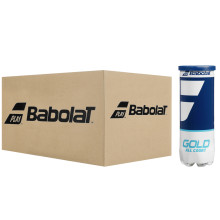CARTON DE 24 TUBES DE 3 BALLES BABOLAT GOLD ALL COURT