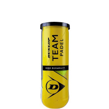 TUBE DE 3 BALLES DUNLOP TEAM PADEL