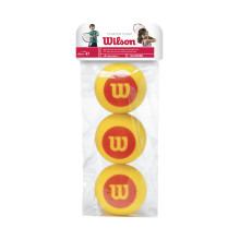 SACHET DE 3 BALLES WILSON STARTER FOAM