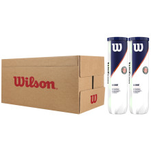CARTON DE 9 BIPACKS DE 4 BALLES WILSON ROLAND GARROS ALL COURT