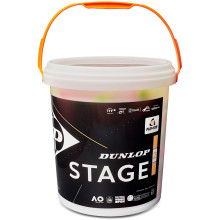 BARIL DE 60 BALLES DUNLOP STAGE 2 ORANGES