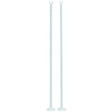 POTEAUX DE SIMPLE DE TENNIS PRO COLORIS BLANC