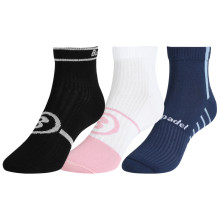 3 PAIRES DE CHAUSSETTES BULLPADEL BP256 (MID) FEMME