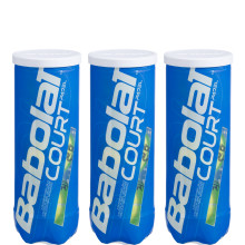 TRIPACK DE 3 BALLES DE PADEL BABOLAT COURT