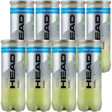 PACK DE 8 TUBES DE 3 BALLES HEAD PADEL PRO +