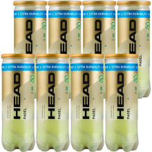 PACK DE 8 TUBES DE 3 BALLES HEAD PADEL PRO S +
