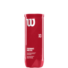 TUBE DE 3 BALLES DE PADEL WILSON