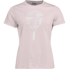 T-SHIRT HEAD FEMME TYPO PADEL