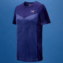 T-SHIRT MOURATOGLOU APPAREL FEMME MATCH VELOUR PARIS