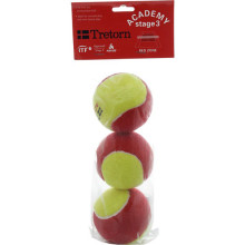 PACK DE 3 BALLES TRETORN ACADEMY RED