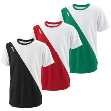 T-SHIRT WILSON JUNIOR GARCON TEAM 2 ANGLE CREW