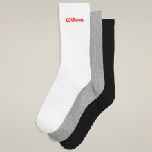 3 PAIRES DE CHAUSSETTES WILSON (MID)