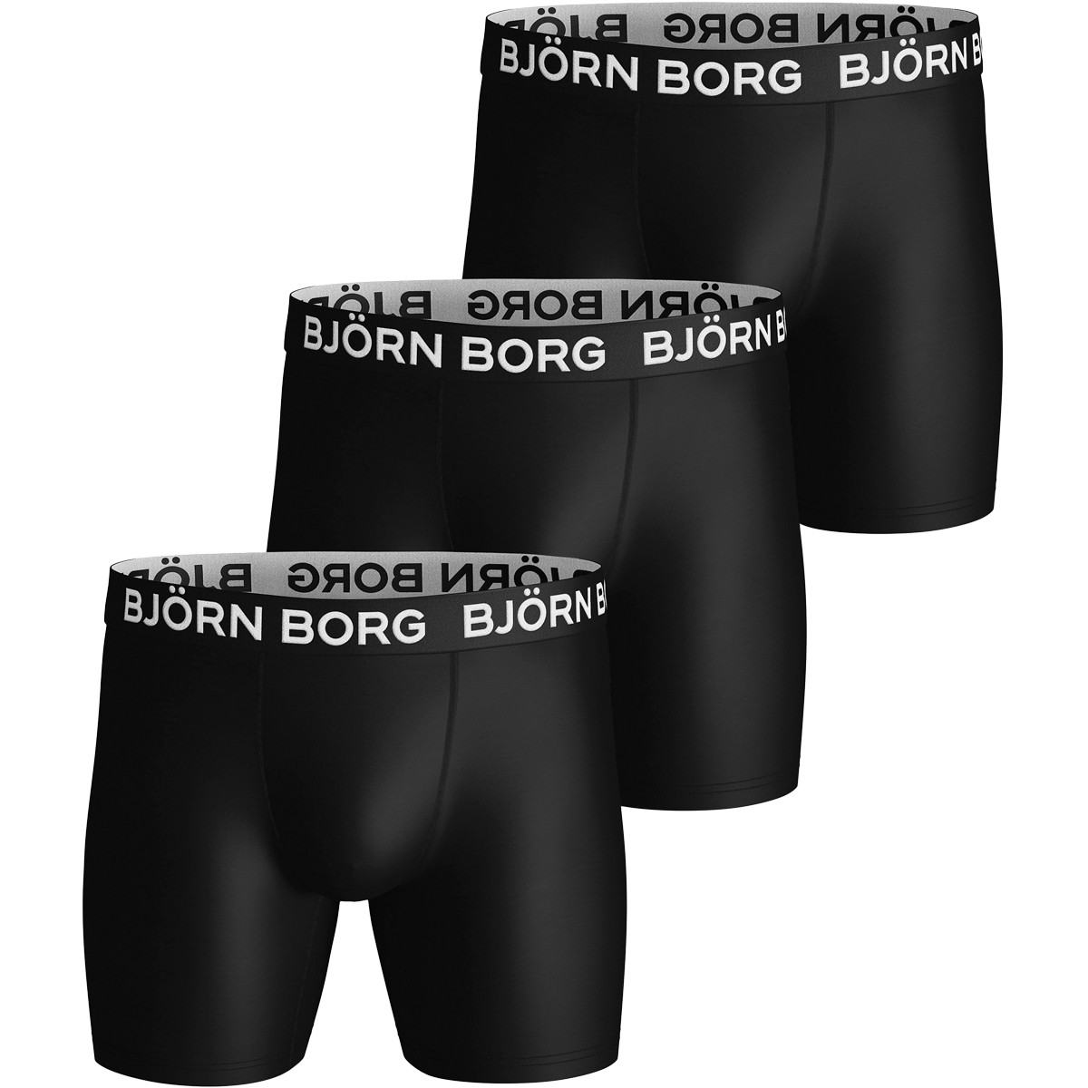 PACK 3 BOXERS BJORN BORG PERFORMANCE
