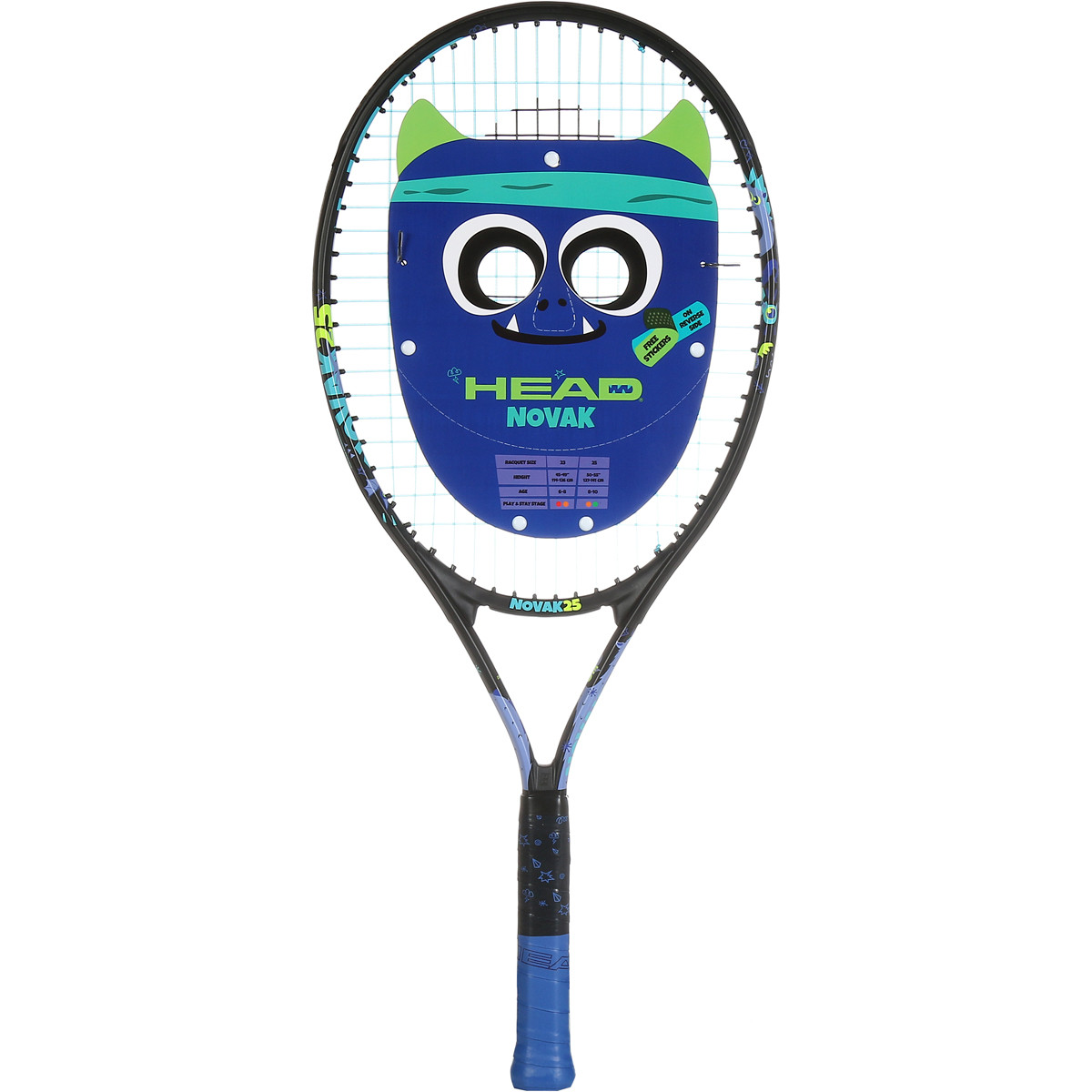 RAQUETTE HEAD JUNIOR NOVAK 25