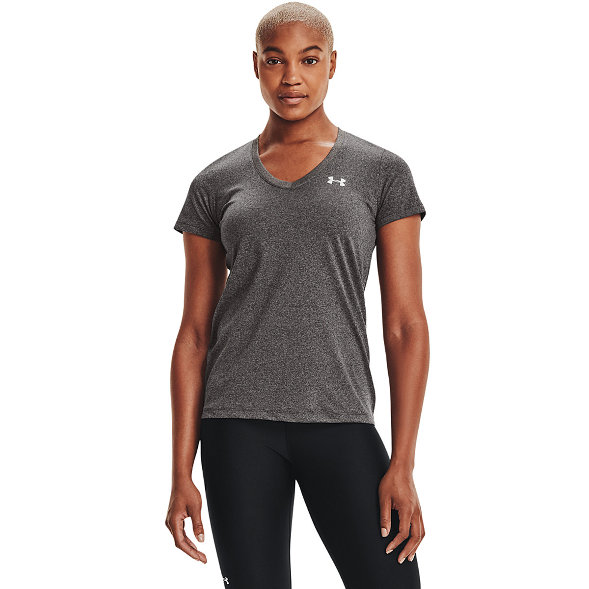T-SHIRT UNDER ARMOUR FEMME TECH SOLID