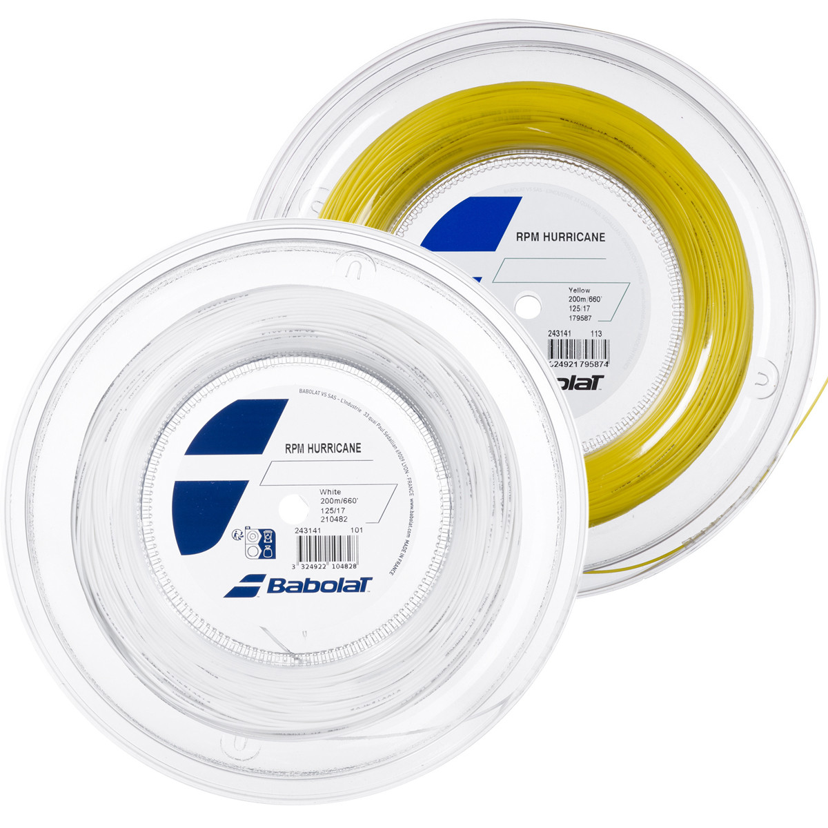 BOBINE BABOLAT RPM HURRICANE (200 METRES) (EX PRO HURRICANE TOUR)