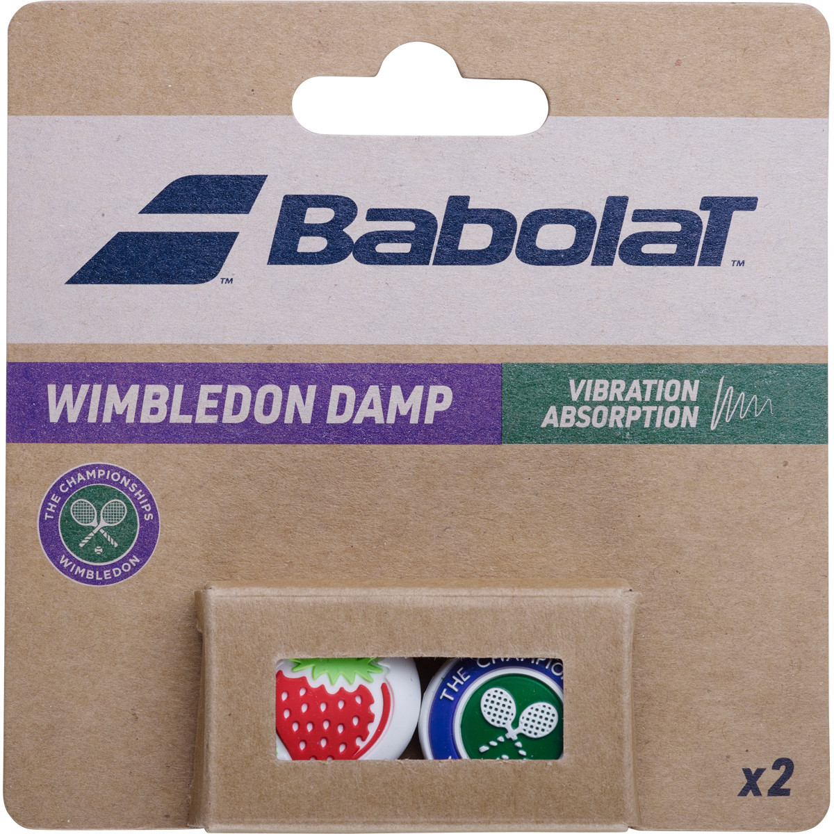 ANTIVIBRATEURS BABOLAT WIMBLEDON DAMPENER*2