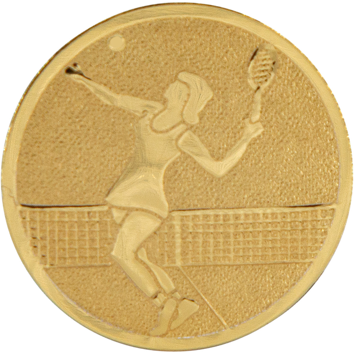 PASTILLES MEDAILLE TENNIS FEMME (ALU - 25MM)