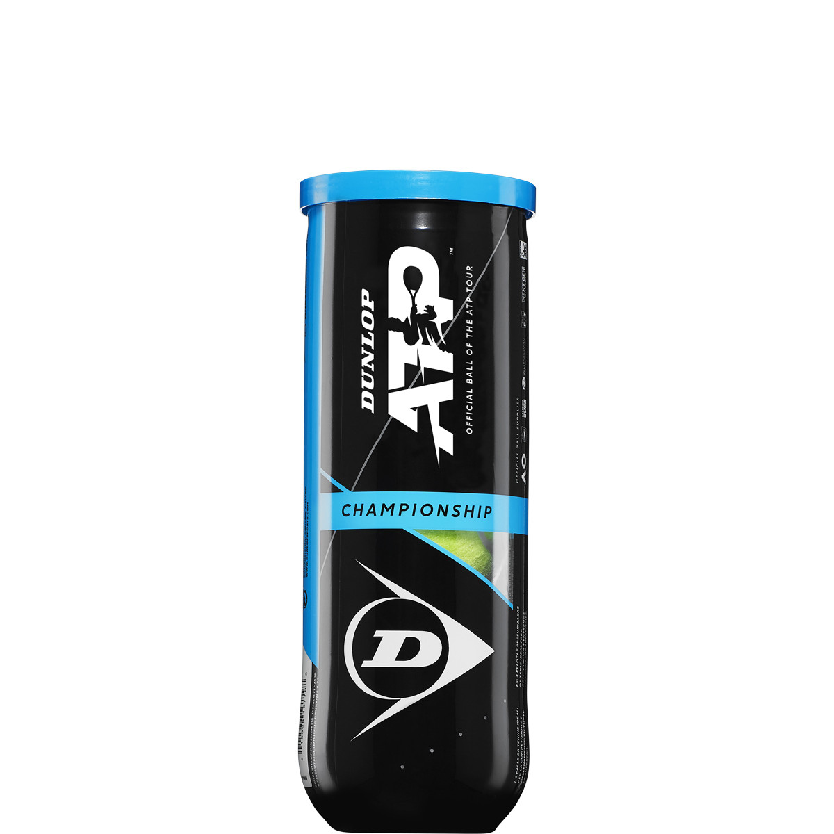 TUBE DE 3 BALLES DUNLOP ATP CHAMPIONSHIP