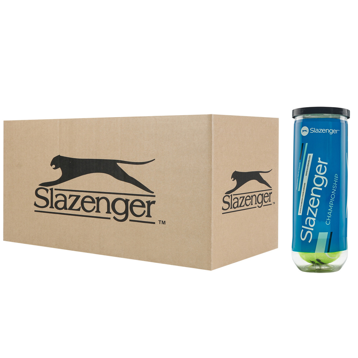CARTON DE 24 TUBES 3 BALLES  SLAZENGER CHAMPIONSHIP