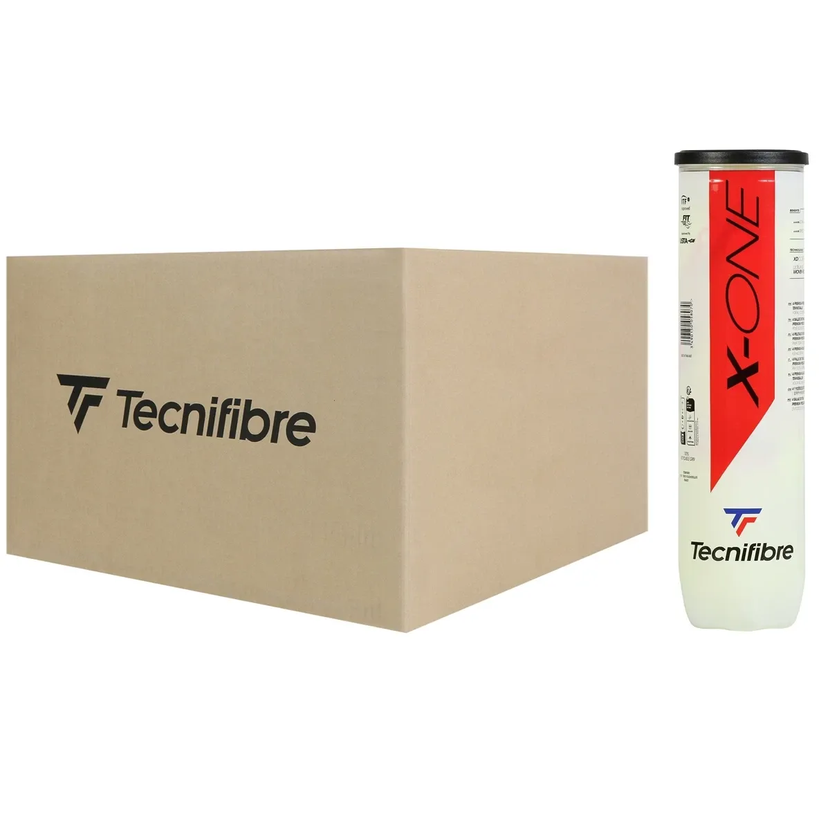 Balles De Tennis Tecnifibre X-One – 4 Balles Par Tube, Haute Compétition, Vives Et Durables