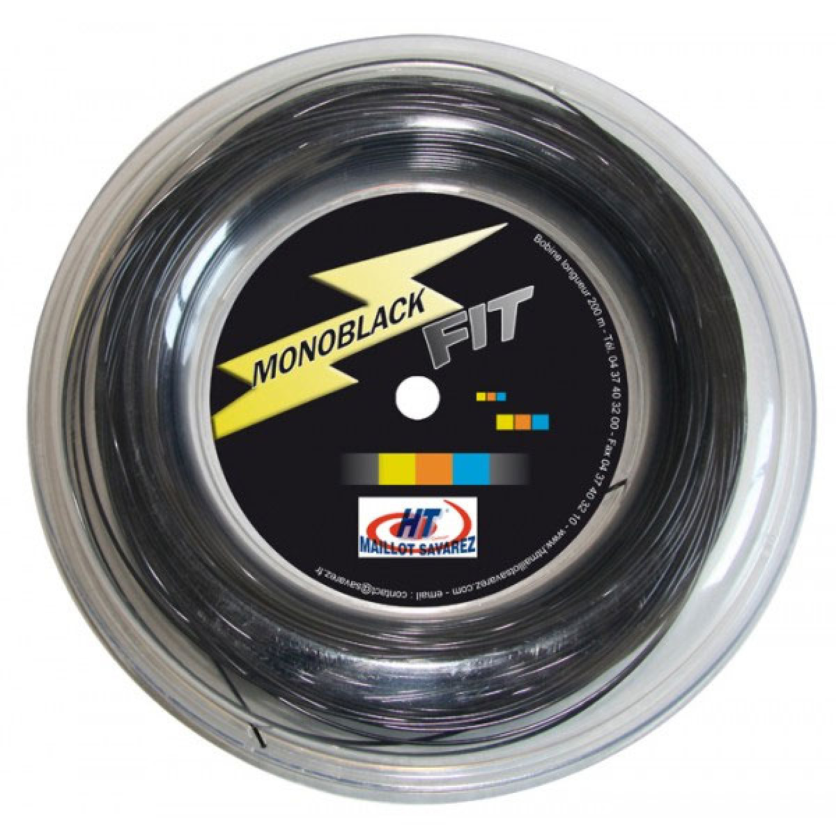 BOBINE  MAILLOT SAVAREZ MONOBLACK FIT (200 M)  1.23 MM NOIR