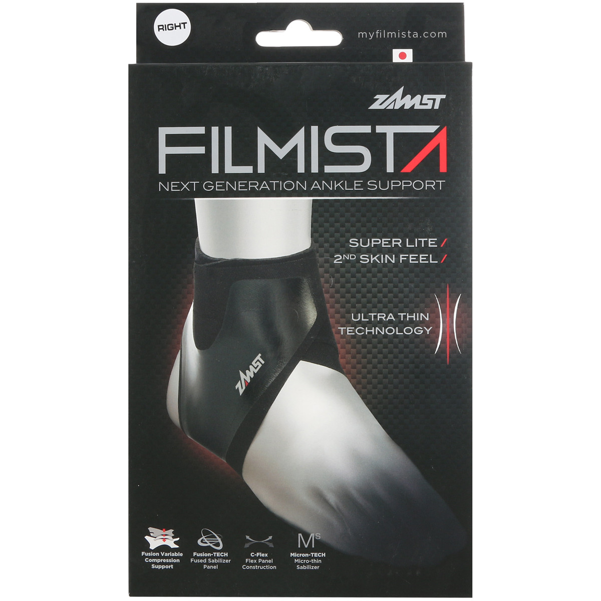 CHEVILLERE ZAMST FILMISTA DROITE