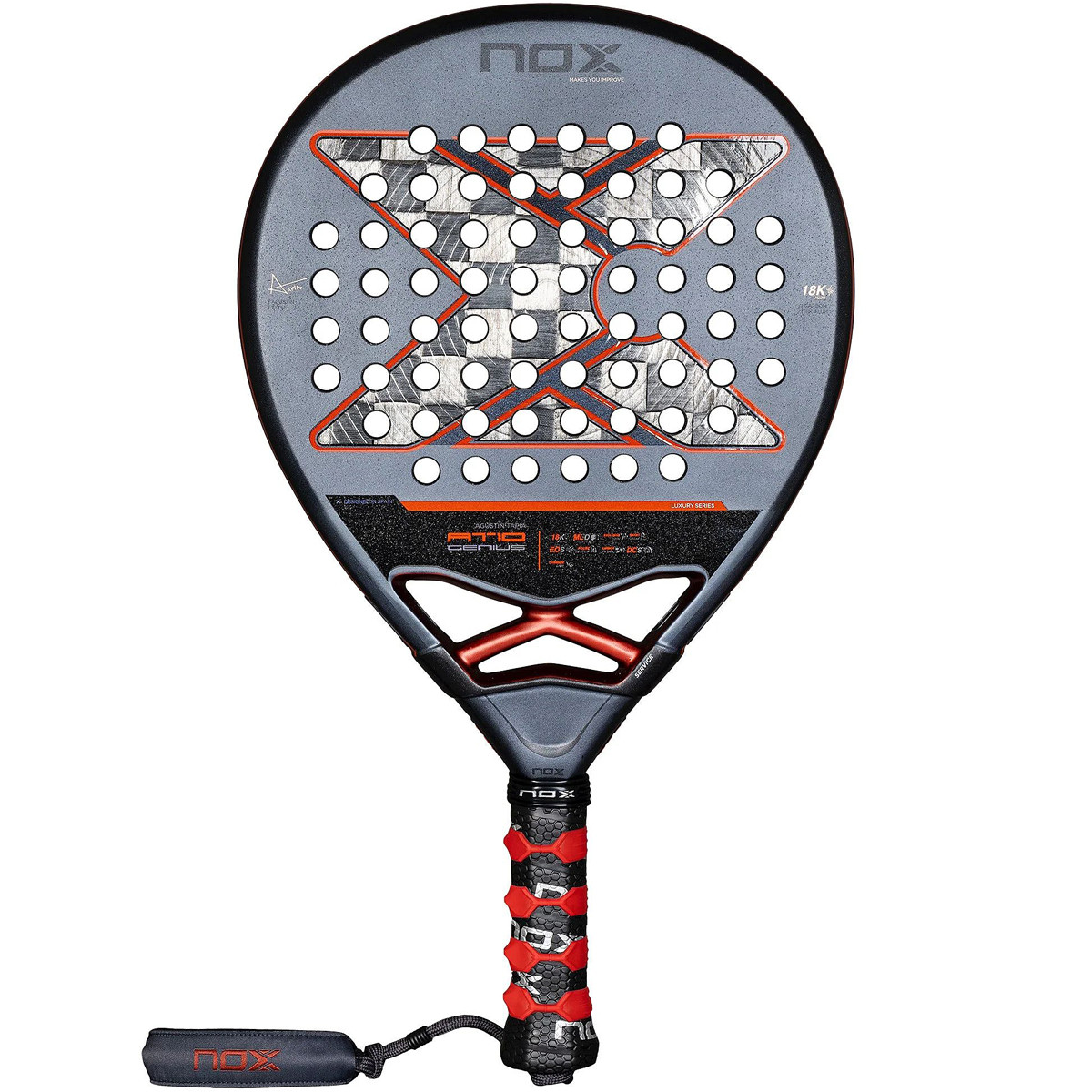 RAQUETTE DE PADEL NOX AT10 GENIUS 18K BY AGUSTIN TAPIA