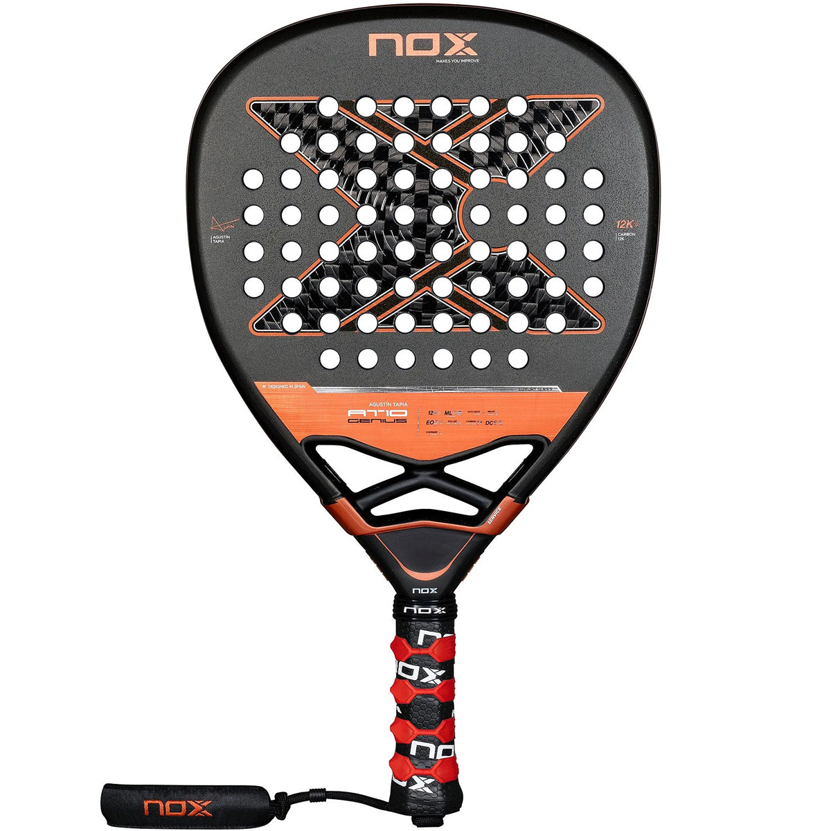 RAQUETTE TEST DE PADEL NOX AT10 GENIUS ATTACK 12K BY AGUSTIN TAPIA