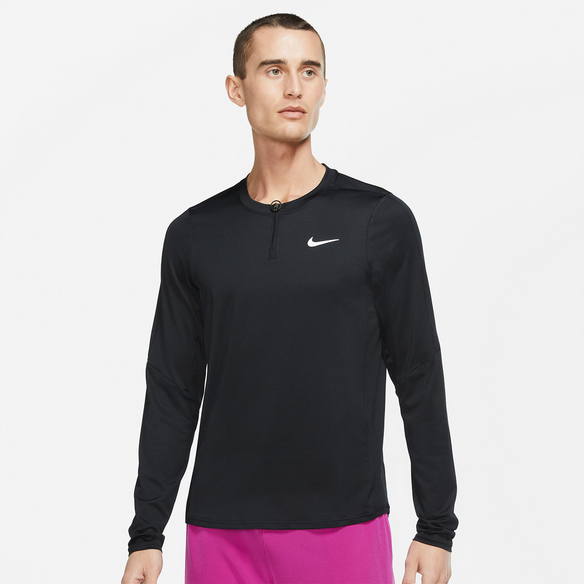 T-SHIRT NIKE COURT DRI FIT ADVANTAGE MANCHES LONGUES