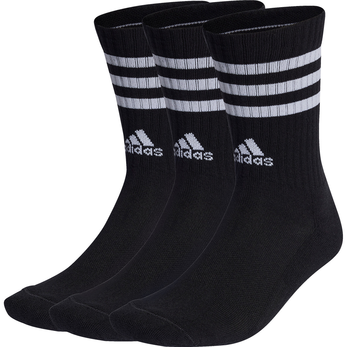 3 PAIRES DE CHAUSSETTES ADIDAS 3 BANDES CREW (MID)