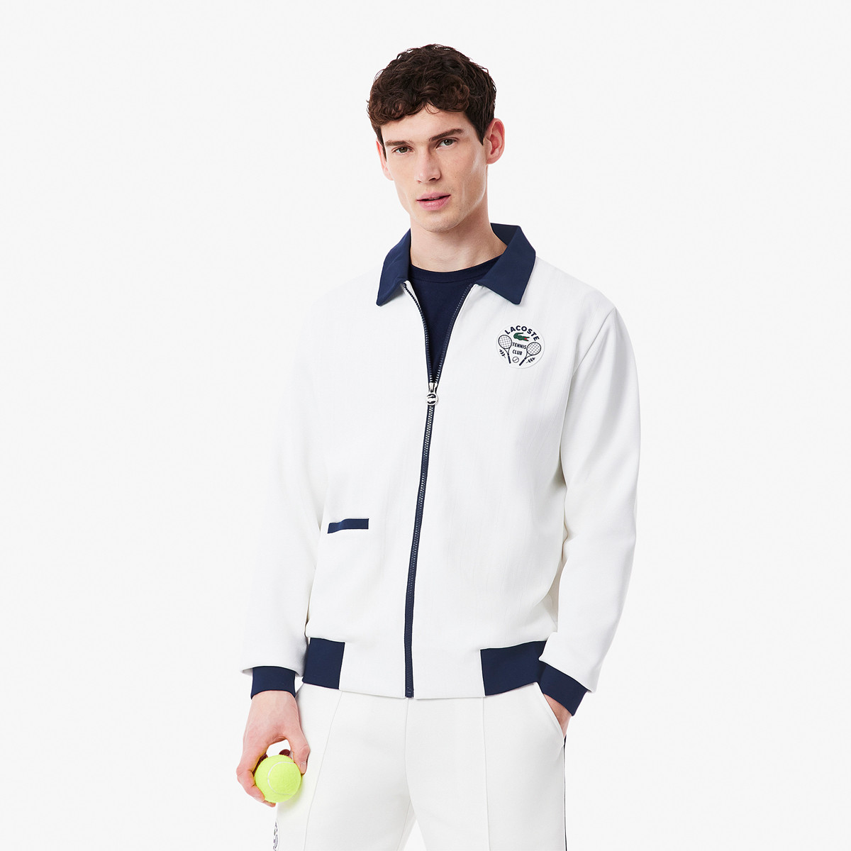 VESTE LACOSTE HERITAGE COTON