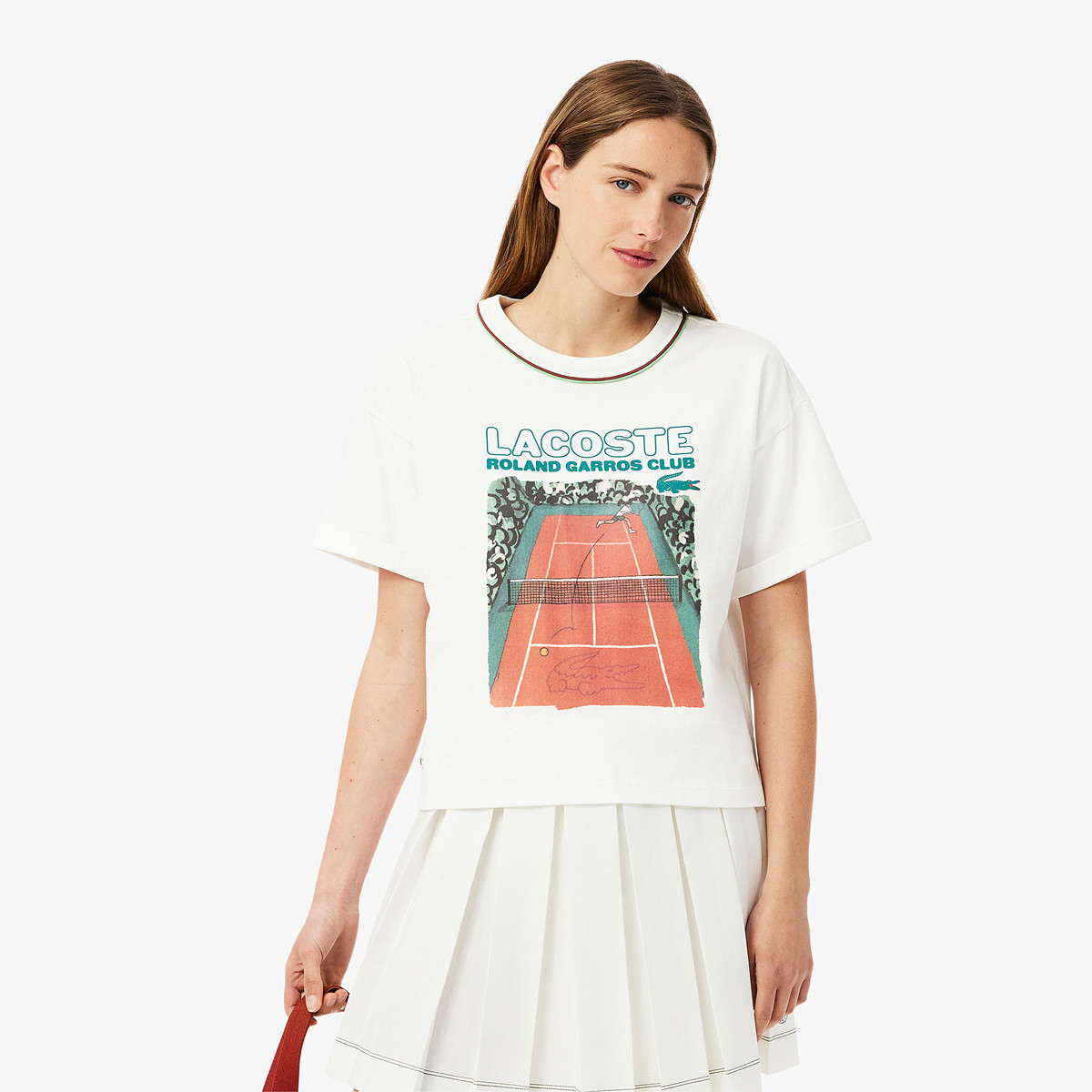 Lacoste Roland Garros T-Shirt M - blue | Tennis Zone | Magazin de tenis