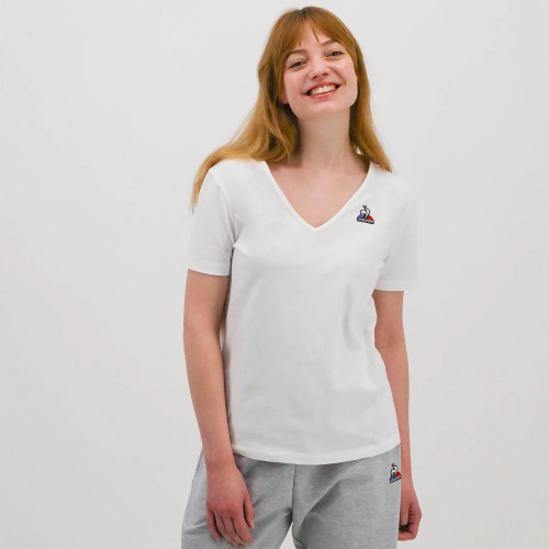 T-SHIRT  FEMME COL V 