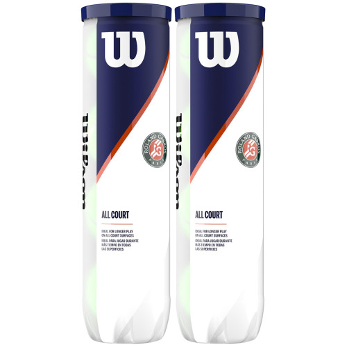 BIPACK DE 4 BALLES  ROLAND GARROS ALL COURT 