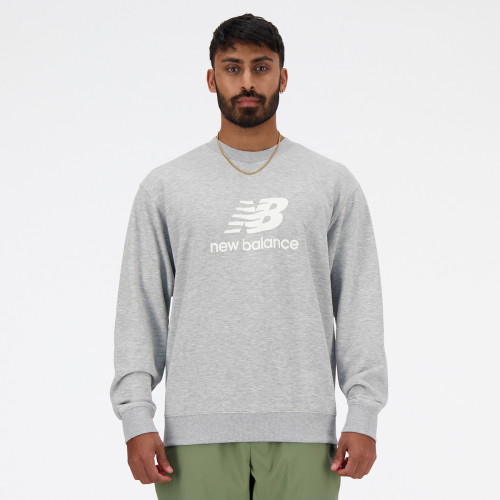 SWEAT  ESSENTIALS FRENCH TERRY LOGO CREW 